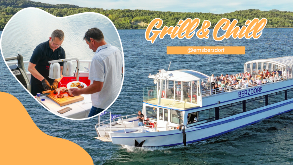 EMS Berzdorf Schifffahrt auf dem Berzdorfer See - BBQ-Fahrt Görlitz