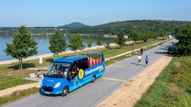 EMS Berzdorf Schifffahrt auf dem Berzdorfer See neben Görlitz - Bustransport