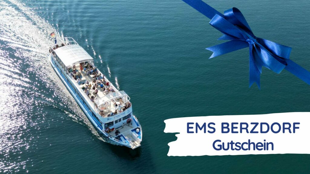 EMS Berzdorf Schifffahrt auf dem Berzdorfer See neben Görlitz - Gutschein als perfekte Geschenk